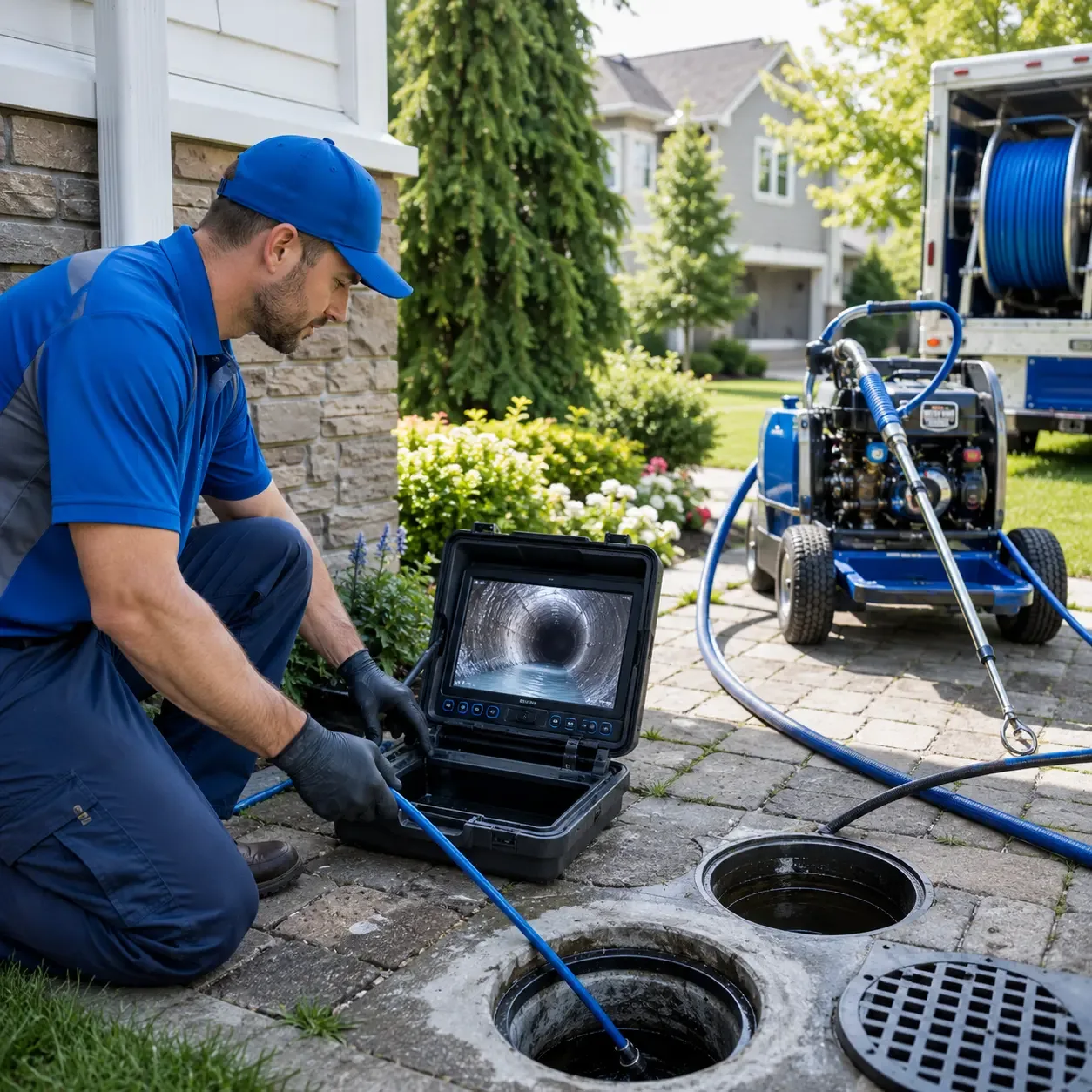 Outdoor drain cleaning professionals serving Clio, SC