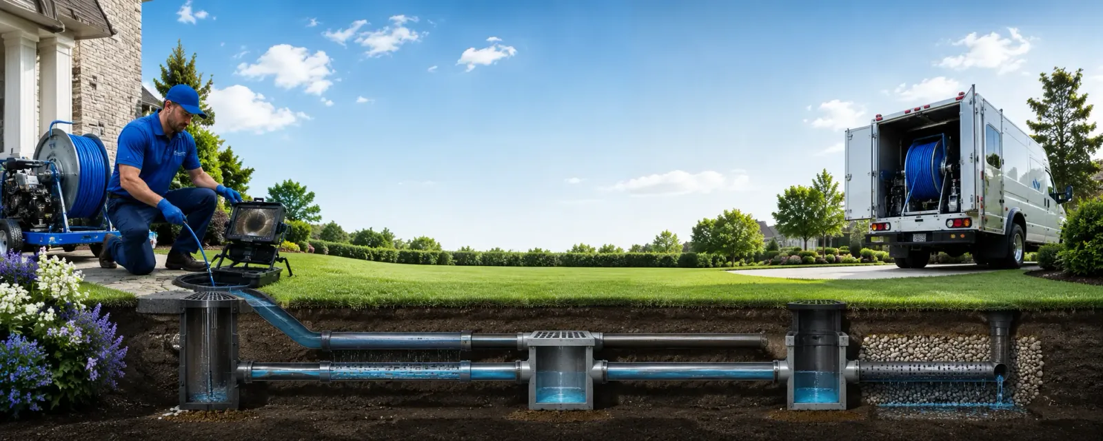 Outdoor drain cleaning information for Clio, SC